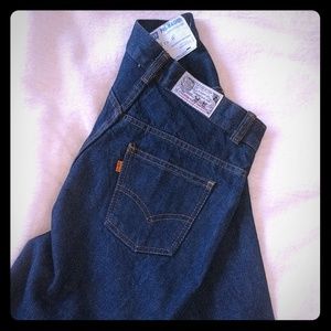 NWT Levi California Straights, orange tab, size 15